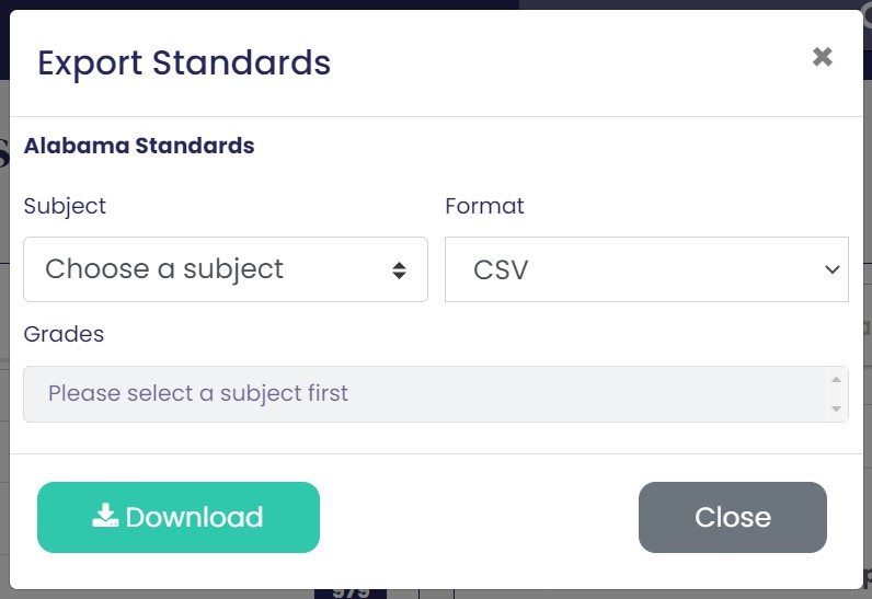 Exporting Standards