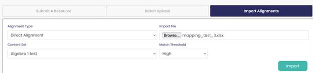 Importing Alignments